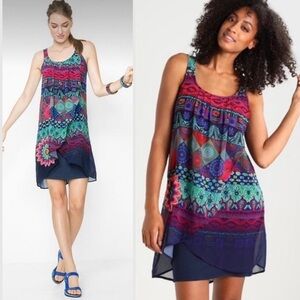 Desigual Sleeveless Magic
Ethnic Motifs A-line Dress size 38